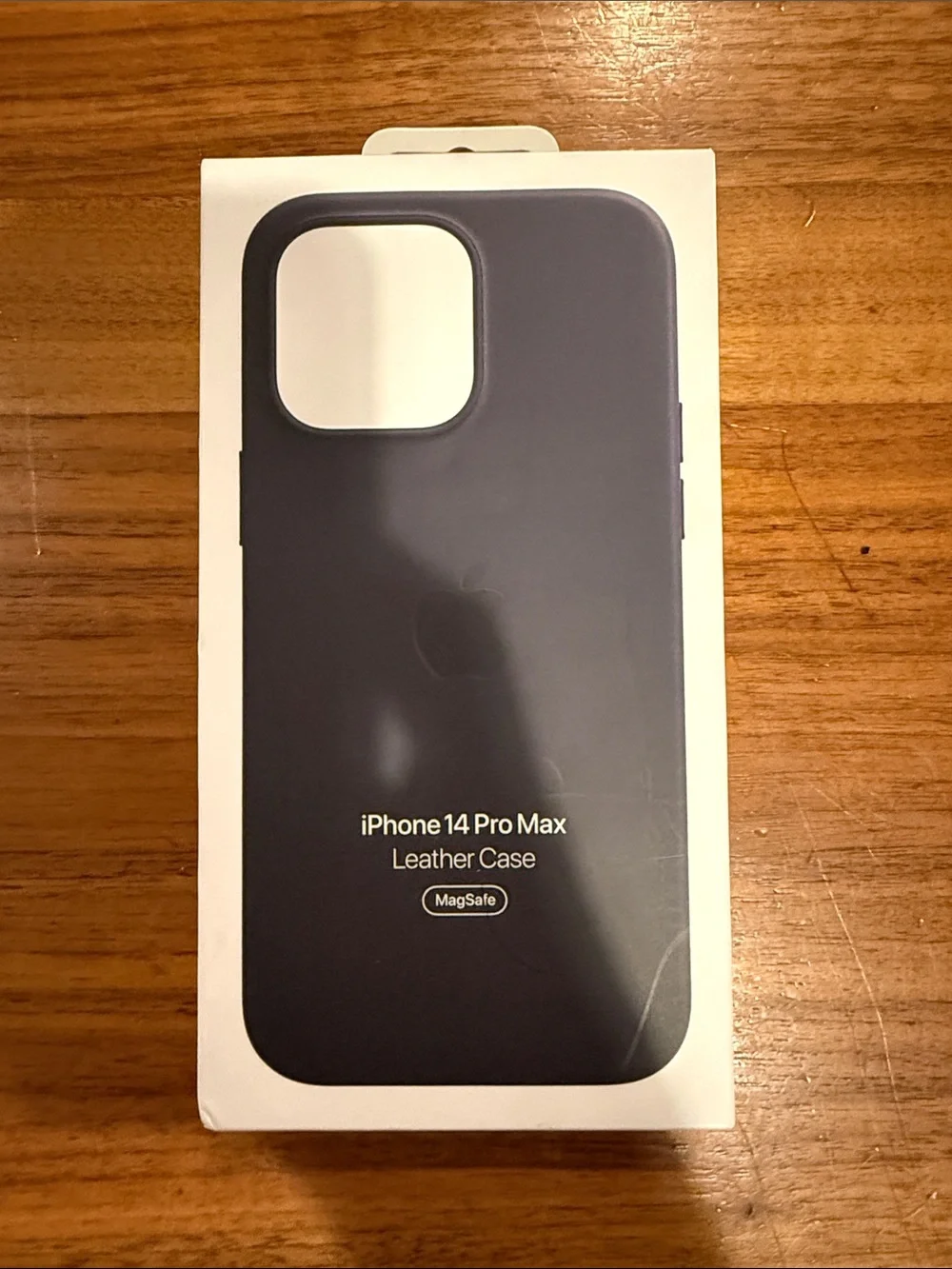 Apple iPhone 14 Pro Max Leather Case - Deep Purple
